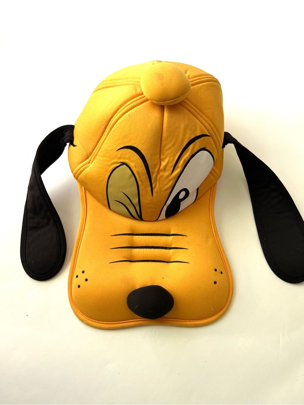 Disney Yellow Pluto  Cap with Black Ear Details